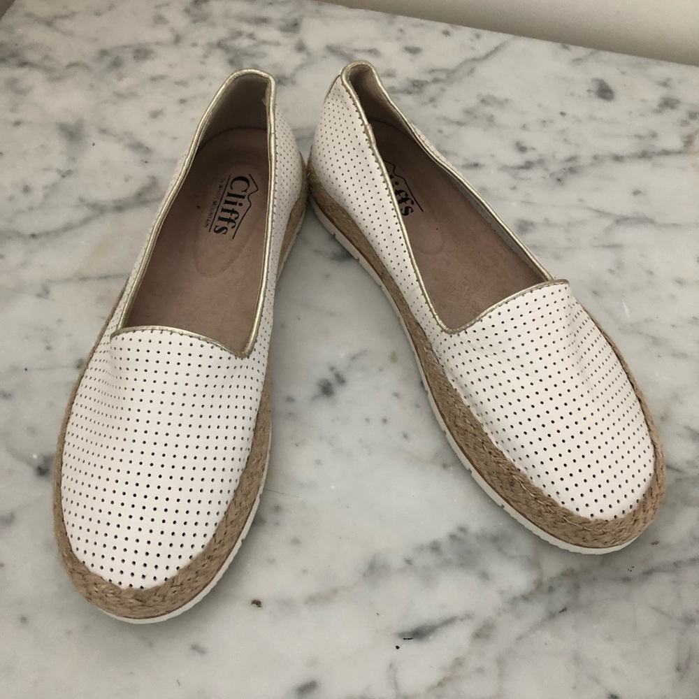 Leather / Natural Espadrille